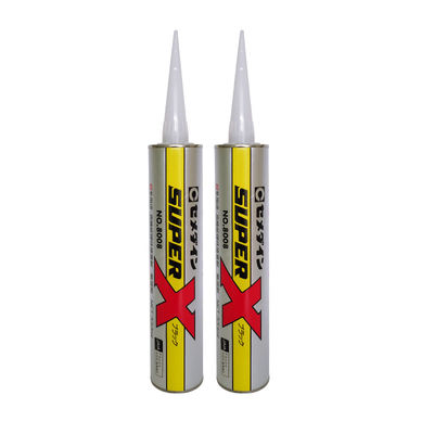 Cemedine Super 8008 Black and White Transparent Electronic Sealant Super X Metal Strong Elastic Adhesive