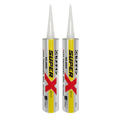 Cemedine Super 8008 Black and White Transparent Electronic Sealant Super X Metal Strong Elastic Adhesive