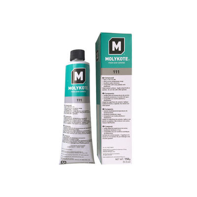 Molykote 111 Silicone Lubricant and Sealant with Broad Temperature Range, Water Resistance, and Low Vapor Pressure