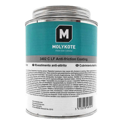 Air Curing Dry Film Lubricant Molykote 3402 C-LF Composed Of Solid Lubricants