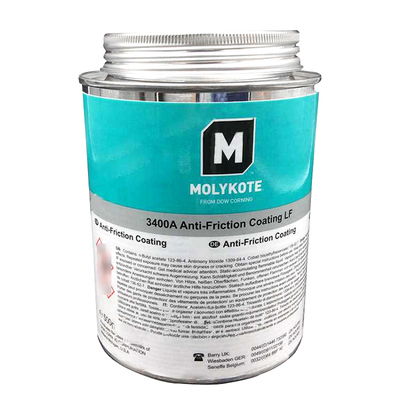 MOLYKOTE 3400A-LF Anti-Friction Coating with Corrosion Protection and Salt Spray Test ≥500 Hours for Metal Components
