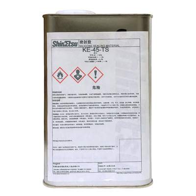 Shin-Etsu KE-45-TS Electronic Sealant with 310% Elongation and 1.90 MPa Tensile Strength for Form-in-Place Gasketing Tack-Free in 6 Minutes