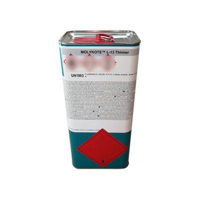 Molykote L-13 Solvent-Based Thinner for Anti-Friction Coatings with 60 Months Usable Life and 0°C to 40°C Storage