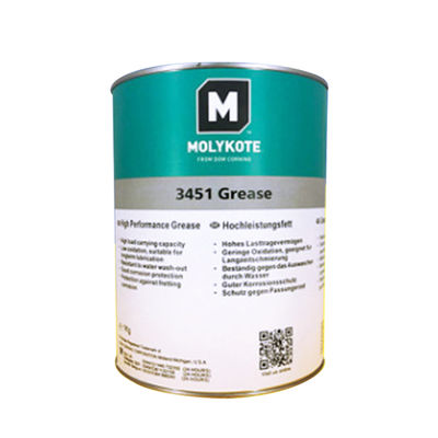 Grasa MOLYKOTE 3451 resistente a productos químicos, para altas temperaturas y cargas pesadas, para entornos agresivos