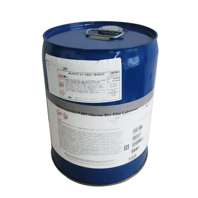 Molykote 557 Silicone Dry Film Lubricant with Four-Ball Weld Load 1200N and Coefficient of Friction 0.07 for Melting Range 32-46°C