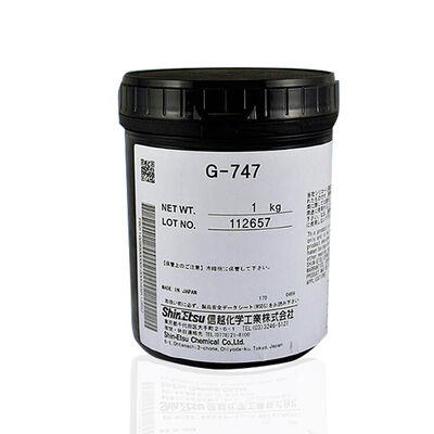 ShinEtsu G-747 Semiconductor Thermal Interface Insulator Silicone Grease with 0.90 W/m·K Thermal Conductivity and 2.5 TΩ*m Volume Resistivity for -50°C to +150°C
