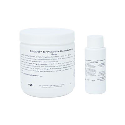 SYLGARDTM 577 Primerless Silicone Kleefmiddel met UL 94V-0 ontvlambaarheid en hoge treksterkte voor elektronische afdichting en bekleding