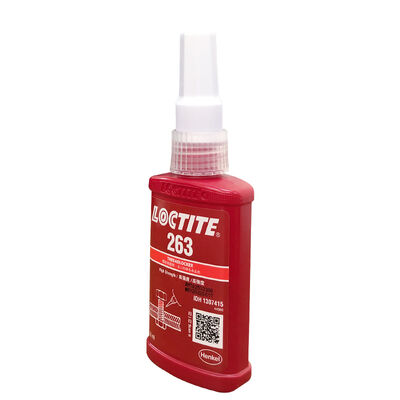 Loctite 263 High Strength Threadlocker for Permanent Fastener Locking with High Temperature Performance and Oil Tolerance
