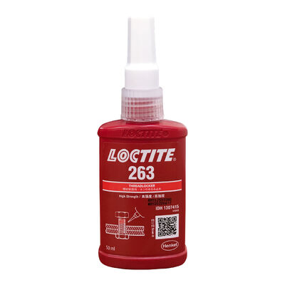 Loctite 263 High Strength Threadlocker for Permanent Fastener Locking with High Temperature Performance and Oil Tolerance