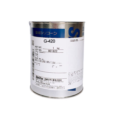 روغن سیلیکونی سفید ShinEtsu G-420 با نقطه سقوط 250 درجه سانتیگراد برای روان کردن تجهیزات با دمای بالا