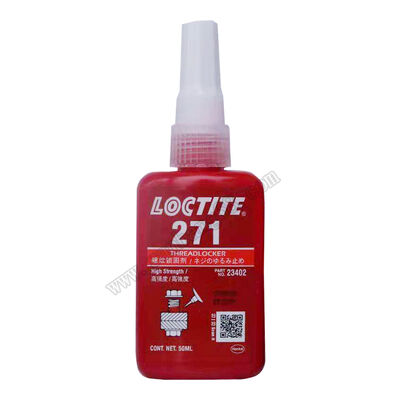 Loctite 271 High Strength Threadlocker for Permanent Locking of Large Threaded Fasteners