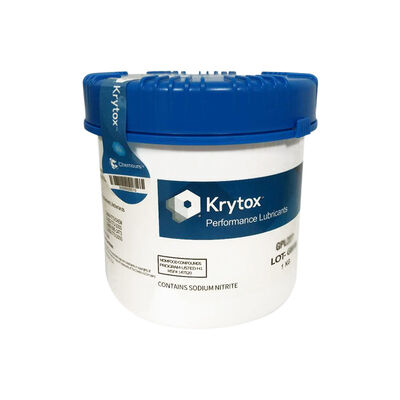 Krytoxx GPL 206 PFPE Grease - Chemically Inert Nonflammable Lubricant for Oxygen Systems with Broad Temperature Range (-36°C to 260°C)
