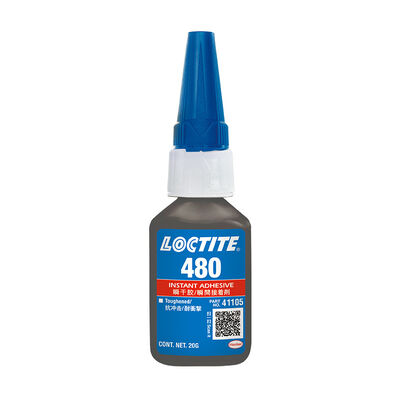 Loctite 480 Rubber Toughened Instant Adhesive for Flexible Bonding with 100–200 mPa·s Viscosity
