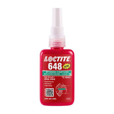 Henkel Loctiter 648 High Temp Oil-Tolerant Anaerobic Retaining Compound for Cylindrical Fitting of Gears Sprockets & Motor Rotors 